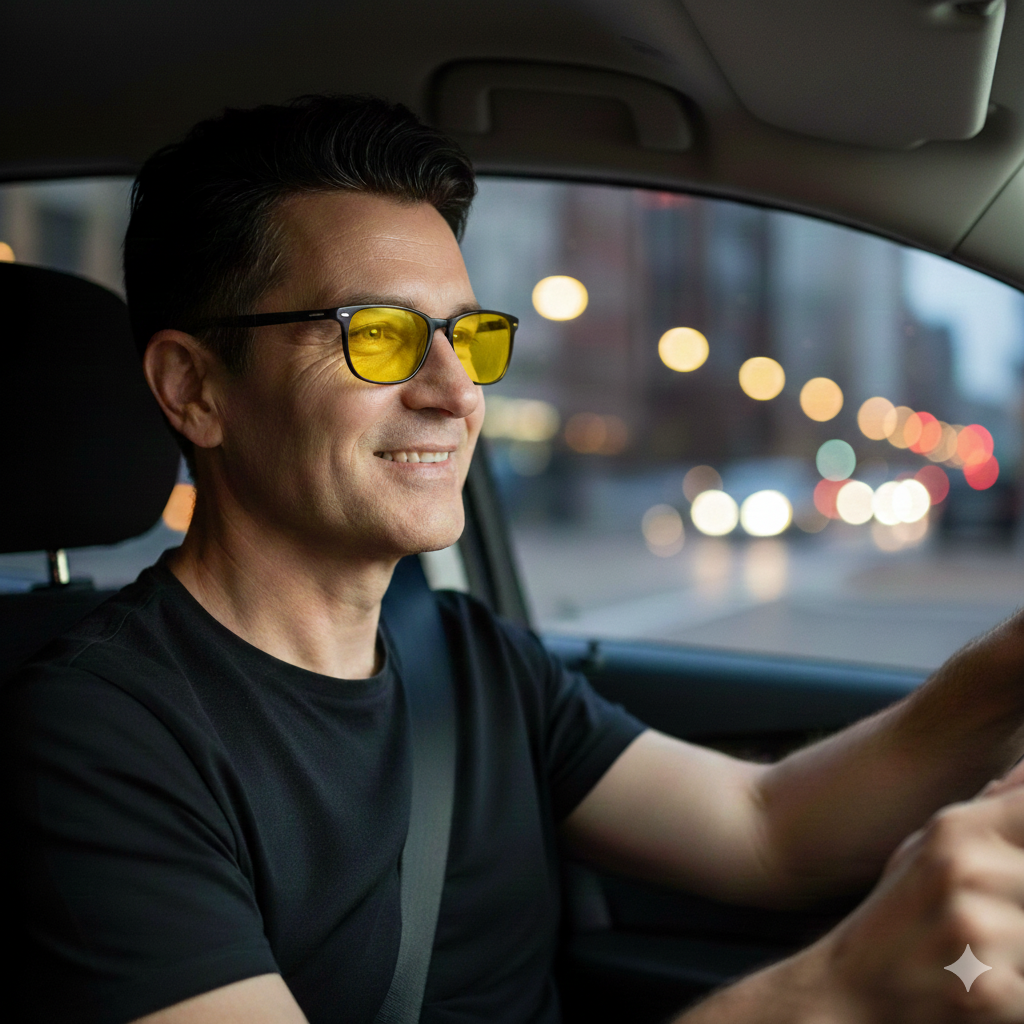 Cesar Clip flip-up | 🌙 CLIP-IT NIGHT | קליפון+עדשות נגד סינוור לילה