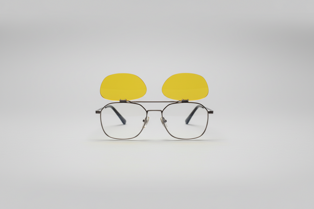 Cesar Clip flip-up | קליפון+עדשות נגד סינוור לילה